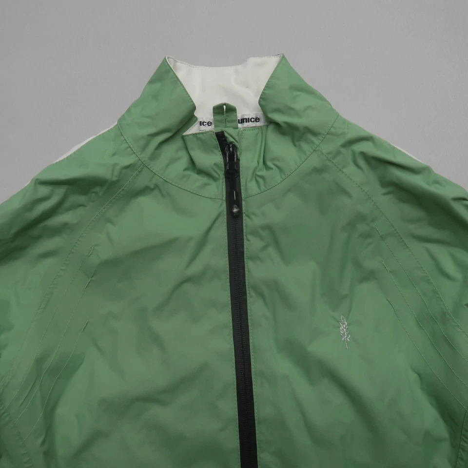 Chaqueta de golf Sunice Typhoon para mujer pequeña verde cremallera completa resistente al agua Foto 3 de 4