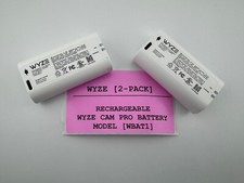  2-PACK WYZE WBAT1 RECHARGEABLE USB-C BATTERY PACK FOR CAM PRO
