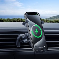 15W Car Phone Holder Wireless Charging Stand Air Vent Gravity Telephone Mount