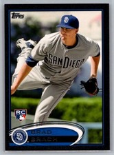 2012 Topps Baseball Brad Brach Black Border #99 Serial Numbered 637
