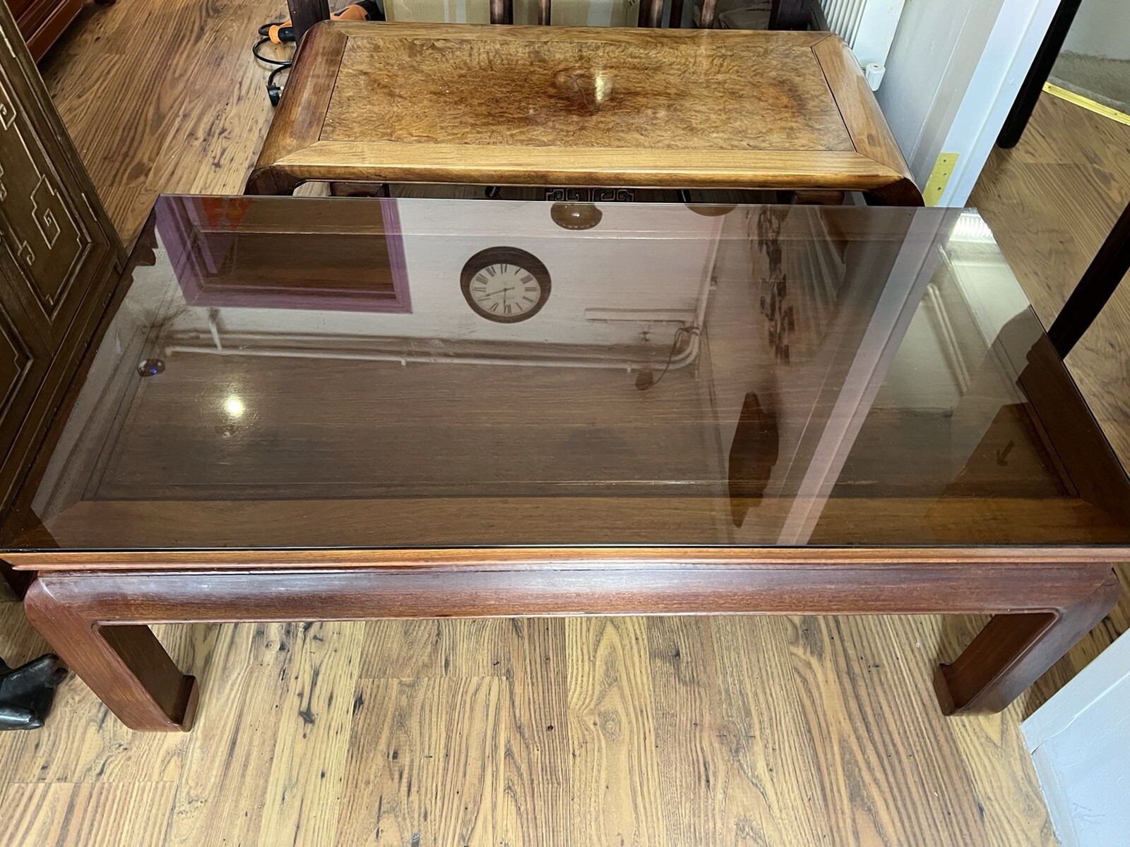 MING STYLE CHINESE ROSEWOOD COFFEE TABLE BY ZEE & CO HARDWOOD