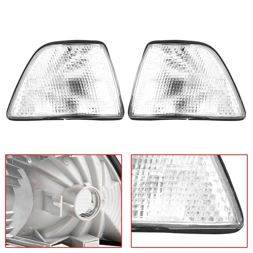 Pair Sedan Parking Corner Signal Lights Set 19921999 For BMW 3 Series