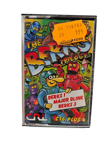 The Berks Trilogy Commodore C16 Kassette MC Berks 1 Major Blink Berks 3