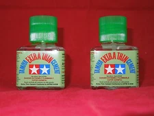 (2) TAMIYA 87038 EXTRA THIN CEMENT PLASTIC MODEL GLUE 40 ml MODELING 2 PACK