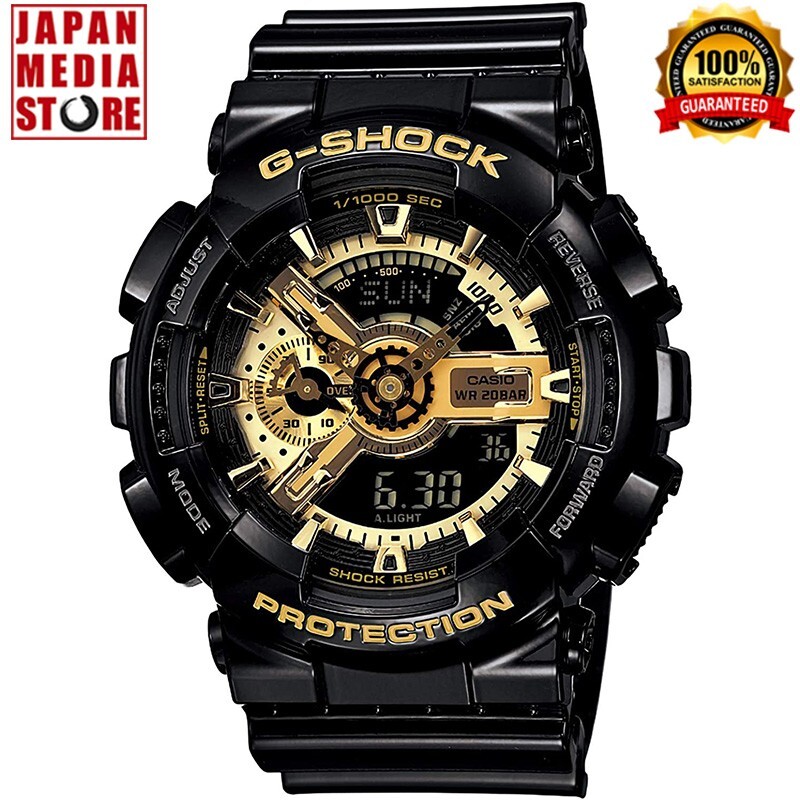 CASIO G-SHOCK GA-110GB-1AJF Black x Gold Dial Limited Series