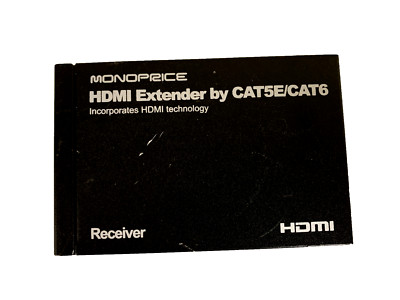 Monoprice HDMI Extender by Cat5E/CAT6 Ethernet Receiver