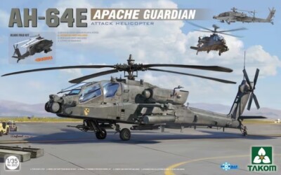 Takom 2602 AH-64E Apache Guardian Attack Helicopter Maßstab 1:35