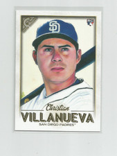 TWO (2) CHRISTIAN VILLANUEVA (San Diego) 2018 TOPPS GALLERY ROOKIE CARDS #64