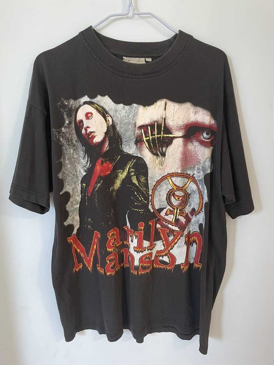 Vintage 90's Marilyn Manson Black Short Sleeve Unisex Tshirt