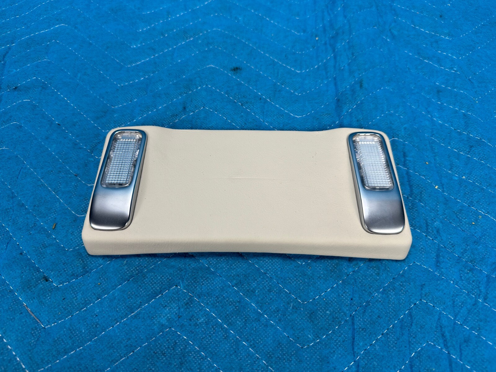 Bentley Cont Flying Spur Front Driver's Seat Back Trim Panel Ivory 2006-2012 OEM