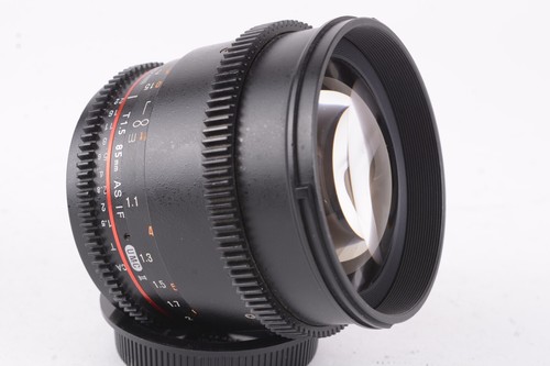 Rokinon 85mm t/1.5 AS IF II Prime Portrait Camera Lens Canon EF Mount #T-B0467 - Picture 3 of 10