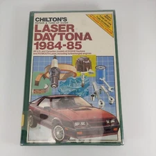 Chilton's Repair and Tube-Up Guide Laser Daytona 1984-85 Ex-Library Illus HC