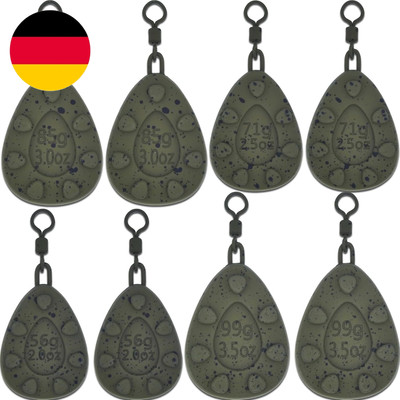 Paradox Fishing Karpfenblei Set 8 Stück - Je 2X 56G/71G/85G/99G I Karpfenbleie K