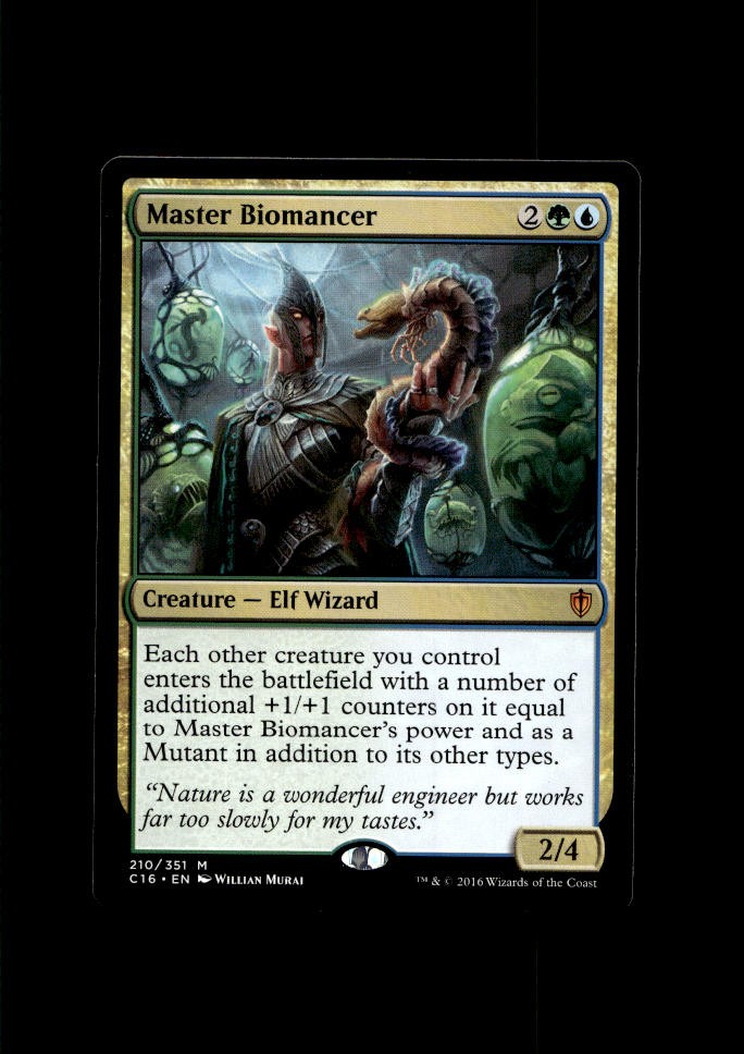 Commander 2016 #210 Master Biomancer