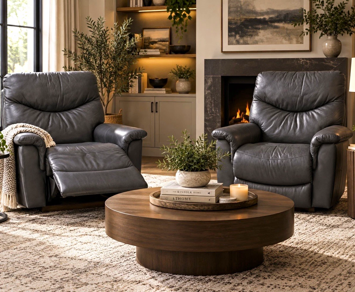 La-Z-Boy Leather Living Room Chairs for sale | eBay