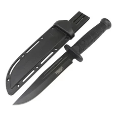 Defender-Xtreme 13" Tactical Hunting Knife ABS Handle 3CR13 Stainless Steel Blac