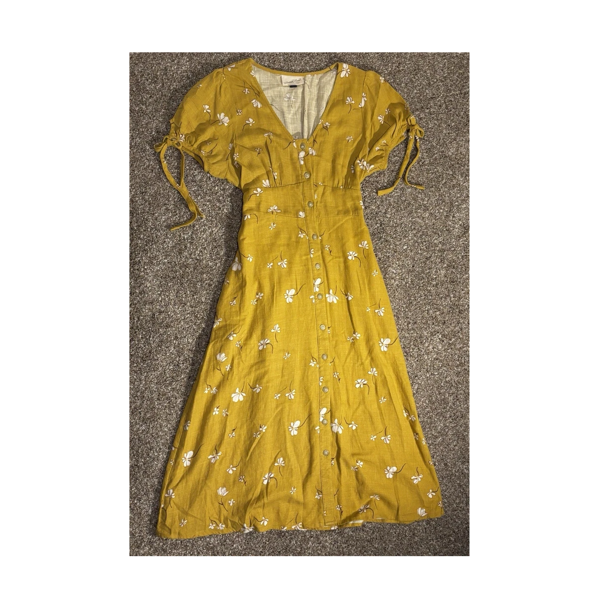 Linen Short Sleeve Women's Midi for sale | eBay
