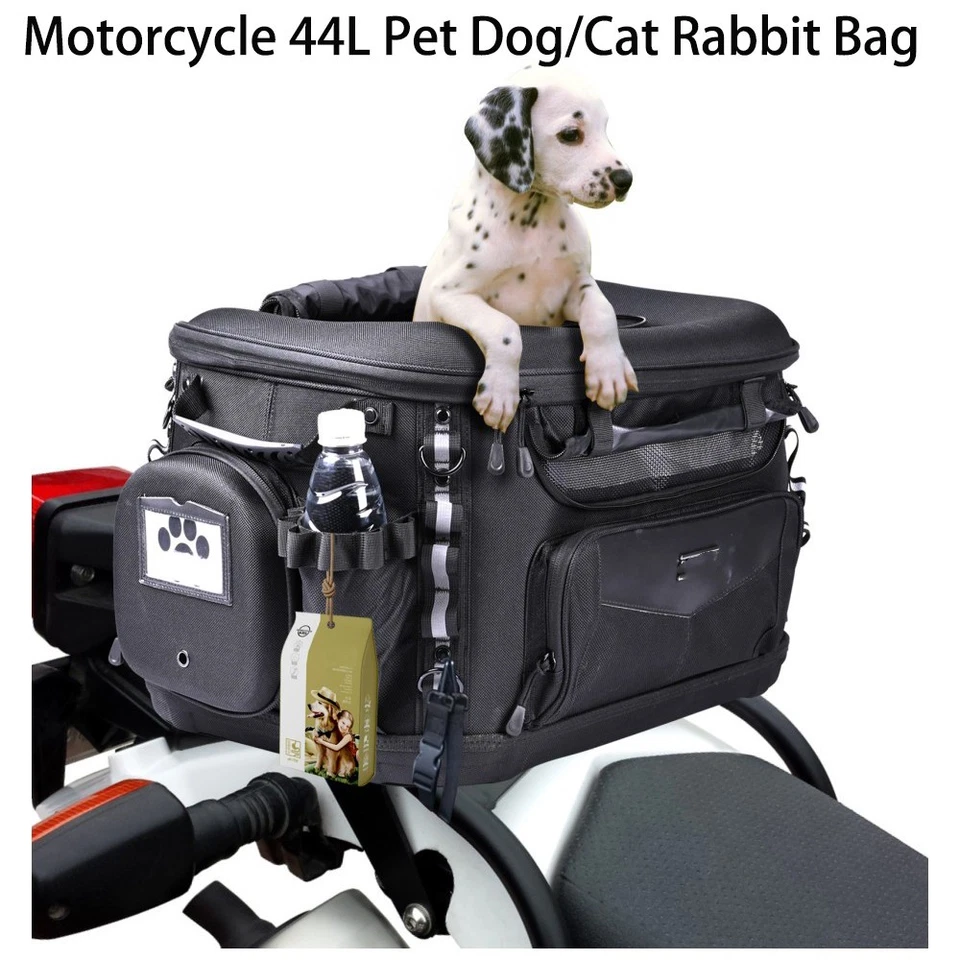 Big Dog Peg 猫提袋 摩托车包 便携式 狗背包 托架 黑色 — 第 3/4 张图片