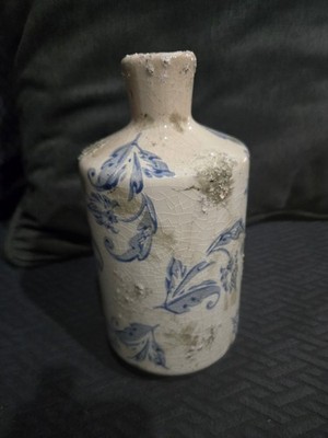 Ashland Ceramic Vase Crackle Finish 