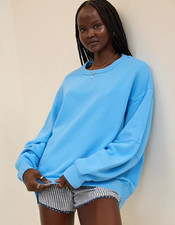 Aerie Go-To Sweatshirt, Blue Vinyl