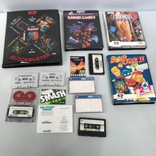 Commodore 64 C64 Games Tape Lot Epyx Summer Games Bomb Jack Untested