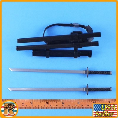 Storm Shadow - Swords x2 & Backpack - 1/6 Scale - Threezero Figures