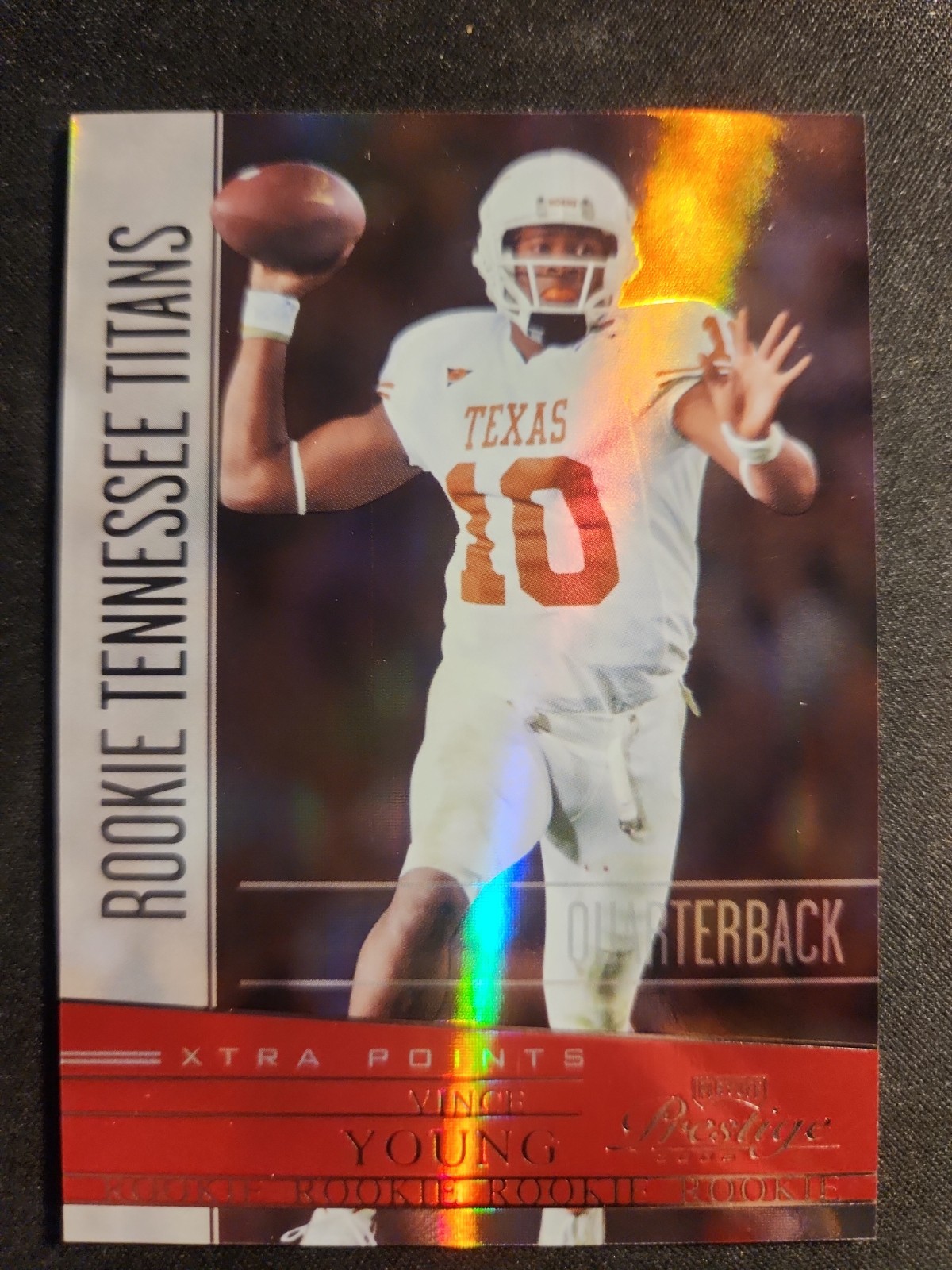 Vince Young Playoff Prestige #246 Xtra Points Red