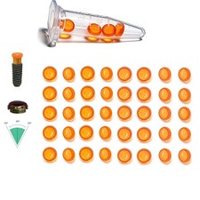 4Pc/Set Fit Zest Locator Extended 0.8lbs Retention Cap Inserts 10 Pack US Dental