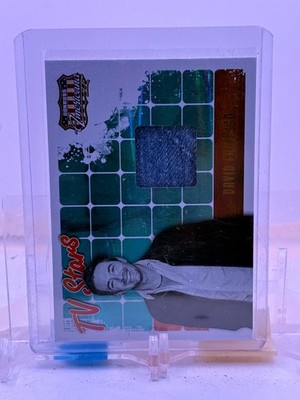 2008 Donruss Americana II Small Screen Materials #TS-DF David Faustino 177/400