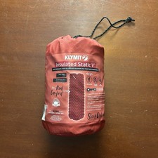 KLYMIT Insulated Static V Lite Inflatable Sleeping Pad 680g 72"x23" Brand New