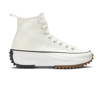 SIZE 7 WOMENS - NEW Converse Run Star Hike High 'White Black Gum' 166799C