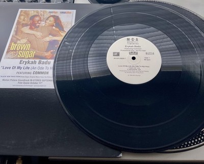 Erykah Badu & Common  Love Of My Life 2002 Press 12'' PROMO in OG Cover VG+/VG+