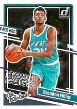 Brandon Miller 2023-24 Donruss Basketball - The Rookies #3 - Charlotte Hornets