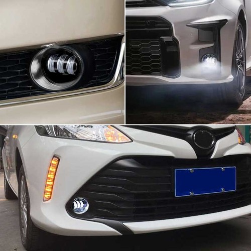Par de luces antiniebla LED parachoques luces de conducción para Toyota Corolla Camry Avalon Venza - Imagen 12 de 12