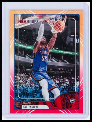 2025-26 Hoops #196 Isaiah Hartenstein Rainbow Red and Orange #/249
