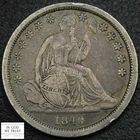1840-P Seated Liberty Dime — photo from another recent sale