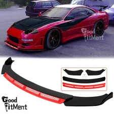 For Mitsubishi 3000GT 1991-1999 Glossy Front Bumper Lip Lower Spoiler Splitter