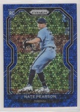 2021 Panini Prizm Tier II Blue Donut Circle Prizm 70/199 Nate Pearson #181 0ms2