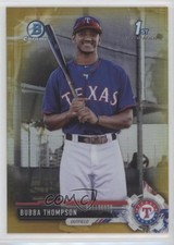 2017 Bowman Draft Chrome Gold Refractor 10/50 Bubba Thompson #BDC-141 0v09