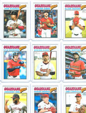 2026 Heritage Baseball Cleveland Guardians Team Set 15 Base Cards + 5 BONUS +