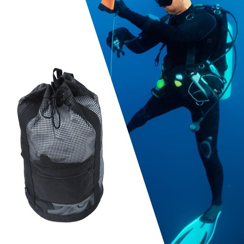 Scuba Diving Bag Diving Mesh Dry Bag, Equipment, Holds Mask, Fins, Snorkel - Picture 3 of 7