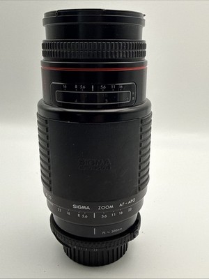 Sigma Zoom AF-APO 75-300mm f/4-5.6 Auto Focus Camera Lens Odd Mount