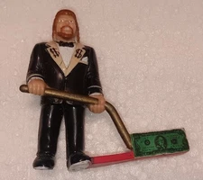 1991  REMCO WWF Superstars Shoot-Out Hockey Game MILLION DOLLAR MAN Figure