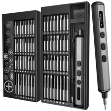 76 in 1 Mini Electric Screwdriver, Magnetic Precision Screwdriver Set with Ba...