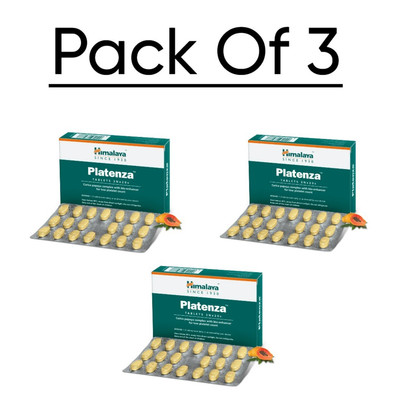 Himalaya PLATENZA Tabs For Boost Platelets 3 Box FREE SHIP Exp 2027