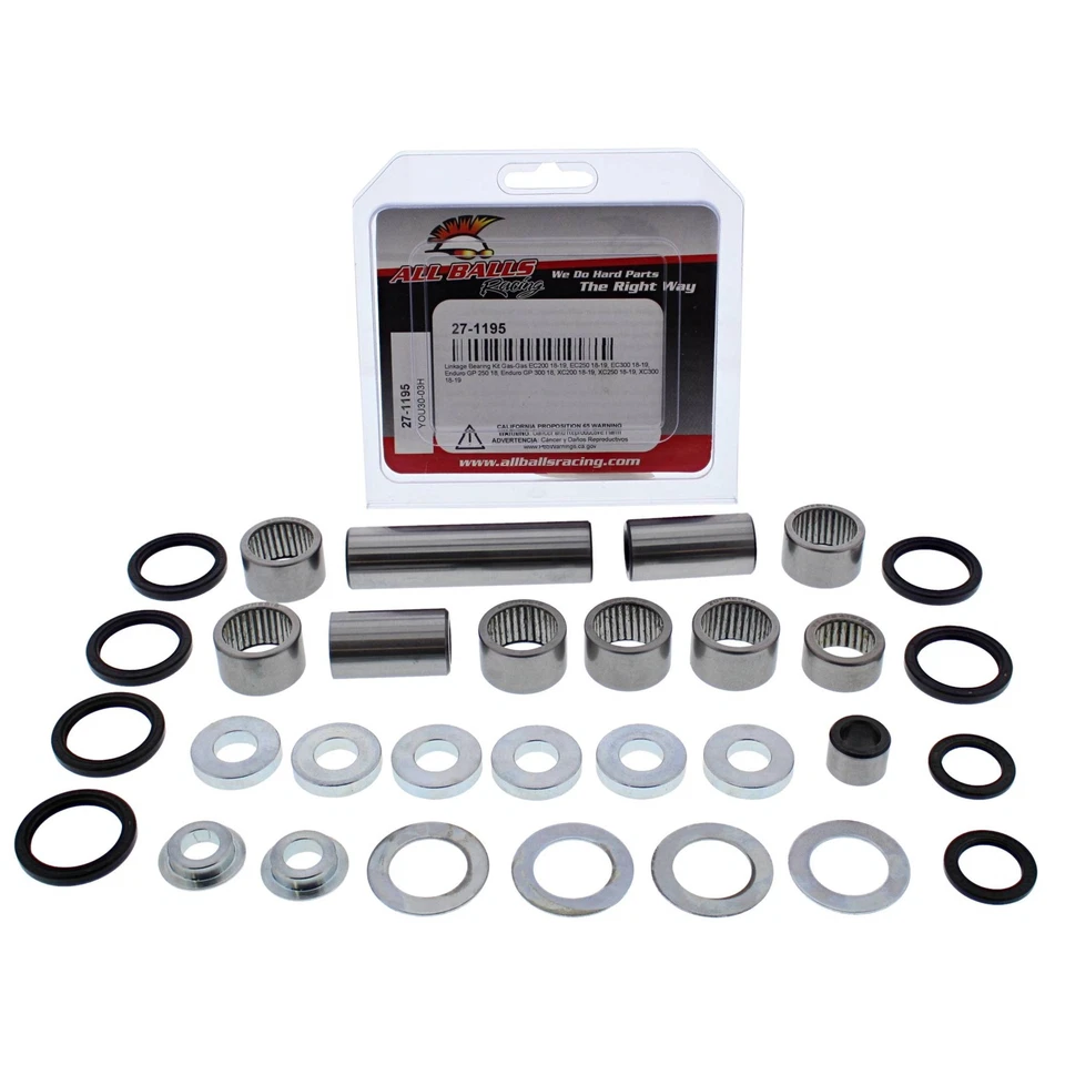 All Balls Linkage Bearing Kit (27-1195) For Gas-Gas EC200 18 19 XC300 18 19 — 第 3/4 张图片