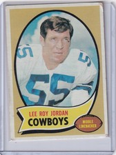 1970 Topps Football #71 Lee Roy Jordan - Dallas Cowboys