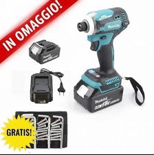 AVVITATORE A IMPULSI MAKITA 18V BATTERIA 6 AH + Caricatore NUOVO Brushless 