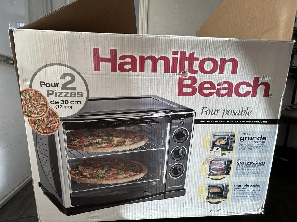 Horno encimera Hamilton Beach caja abierta SIN USAR nunca usado Foto 3 de 4