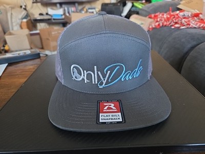 NEW - Only Dads OnlyDads Flat Bill Snapback - GREY